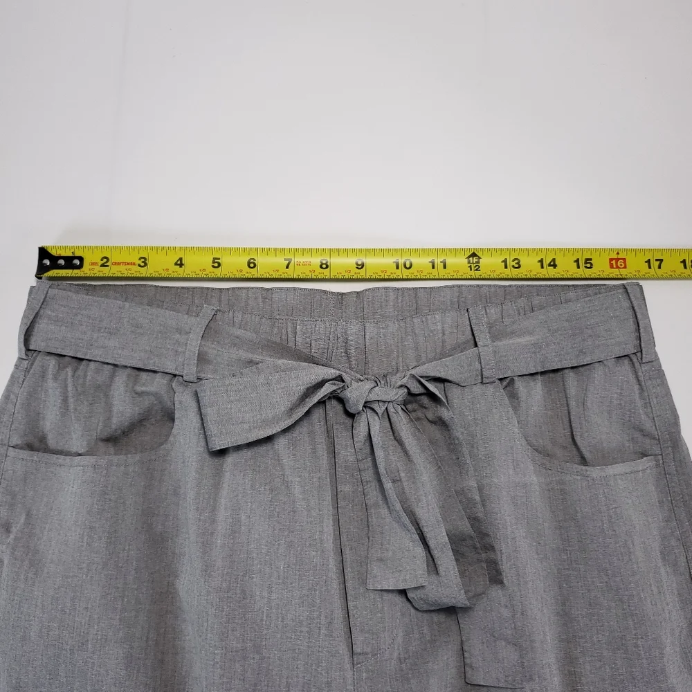 Orttu Grey Lightweight Baggy Cropped London Pants
